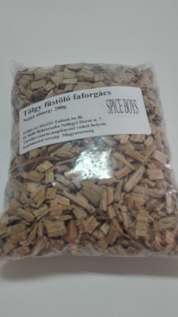 Tölgy füstölő faforgács 200 g