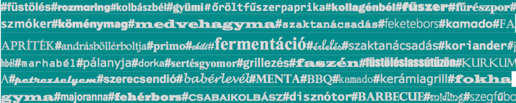Fűszerpaprika örlemények, böllérbolt, disznóvágás kellékei