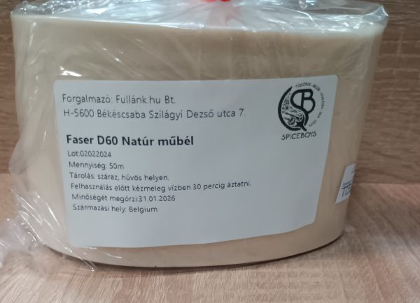 Faser műbél natúr 60-as