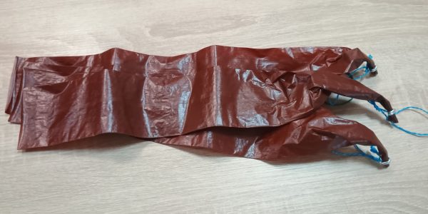 Klipszelt műbél sötétmahagóni  D50 10db/csomag